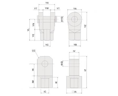 南京 MOB HOB HSG HRO</br>油壓缸配件 